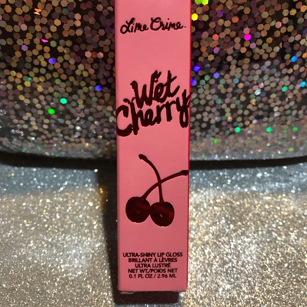 BNIB! Lime Crime Wet Cherry Lip Gloss in Cherry Pie